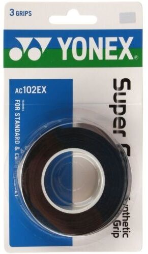 Yonex overgrip Ac102ex 3 stuks zwart - Zwart