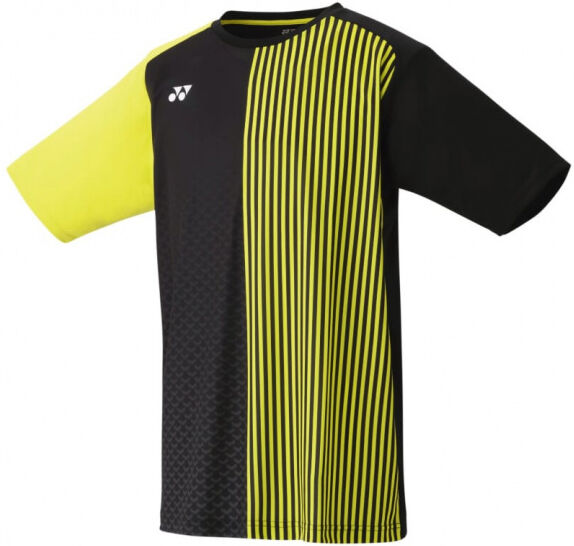 Yonex tennisshirt Tourn heren polyester zwart/geel - Zwart,Geel