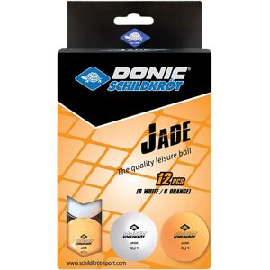 Donic Schildkröt Jade 1-Star Ball, bordtennisball WHITE/ORANGE