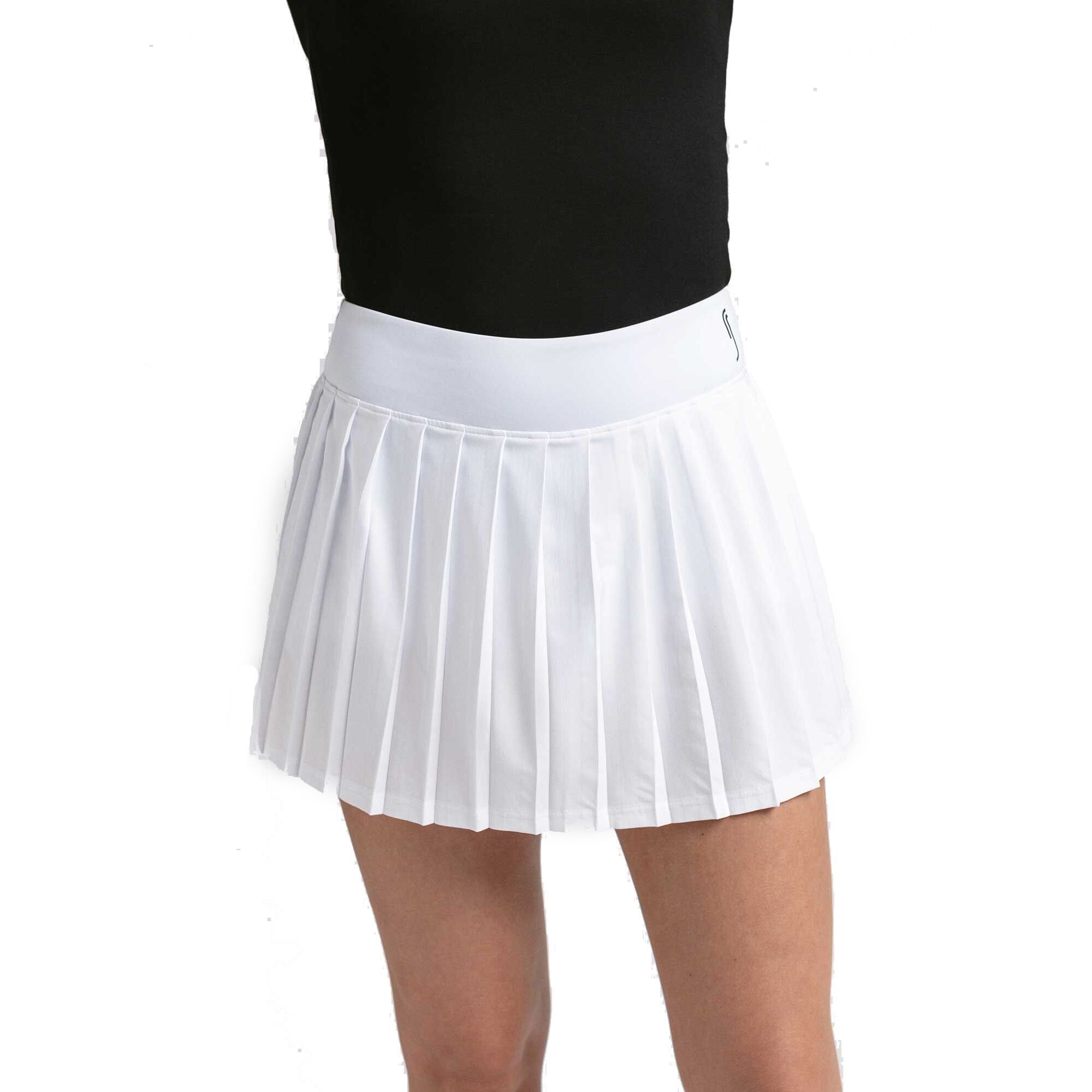 RS Pleated Racquet Skirt White XS