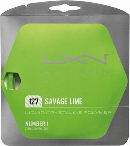 Luxilon Savage Lime Set 1.27