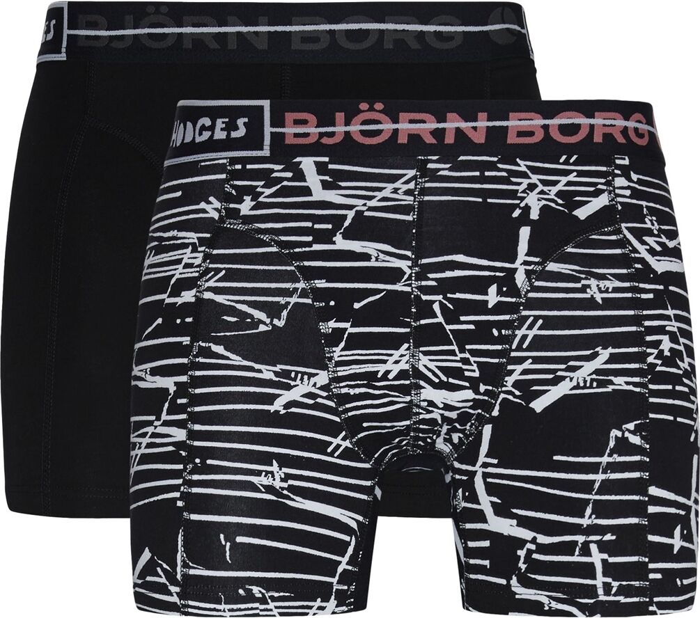 Björn Borg Sammy Shorts Cracked Stripe 2-Pack S