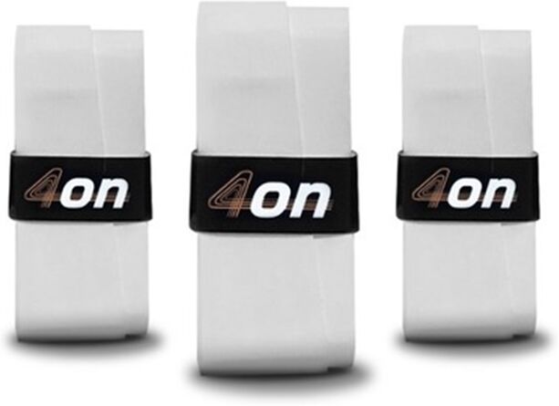 4on Padel Overgrip White 3-pack