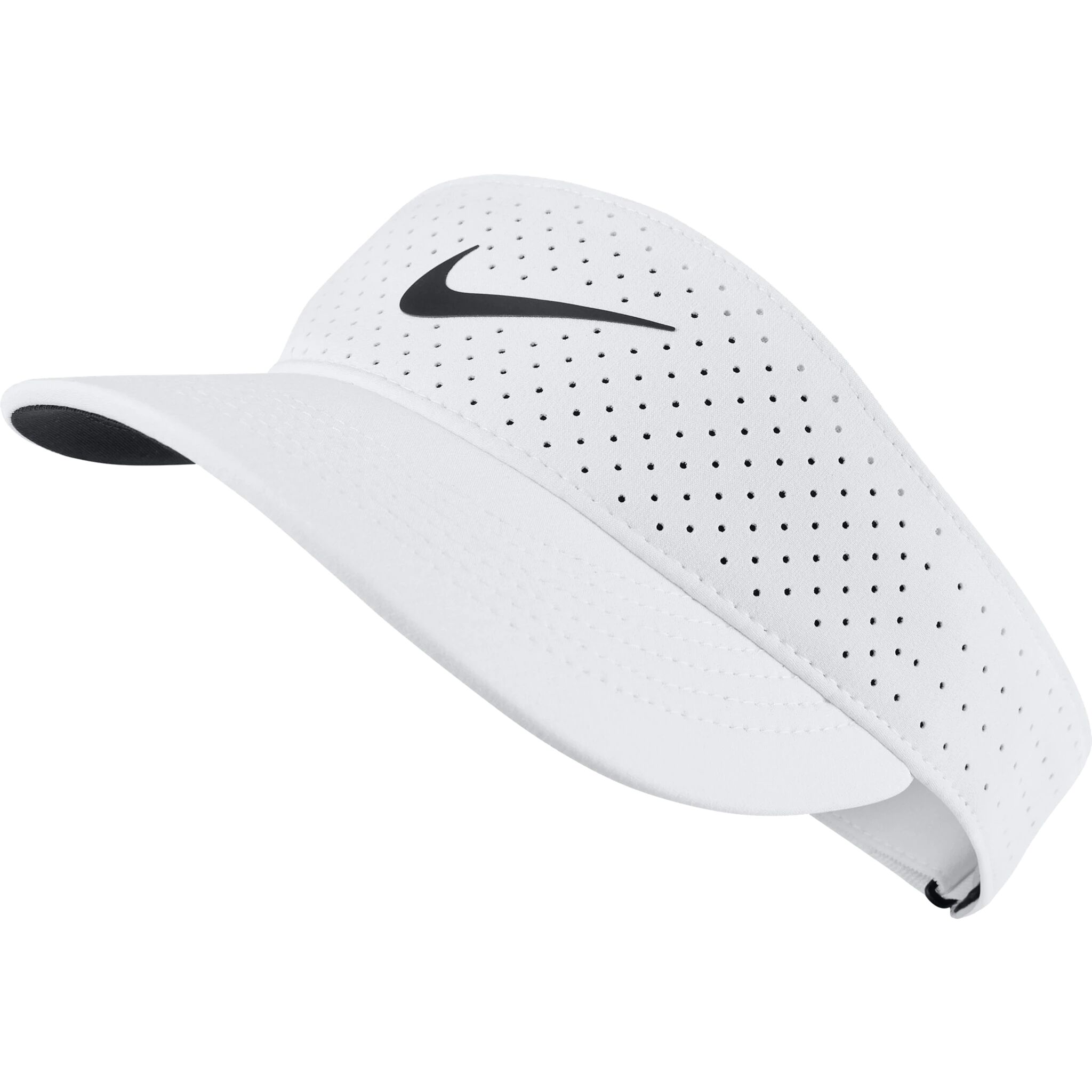 Nike Court Advantage Visor, tenniskaps dame STD WHITE/BLACK