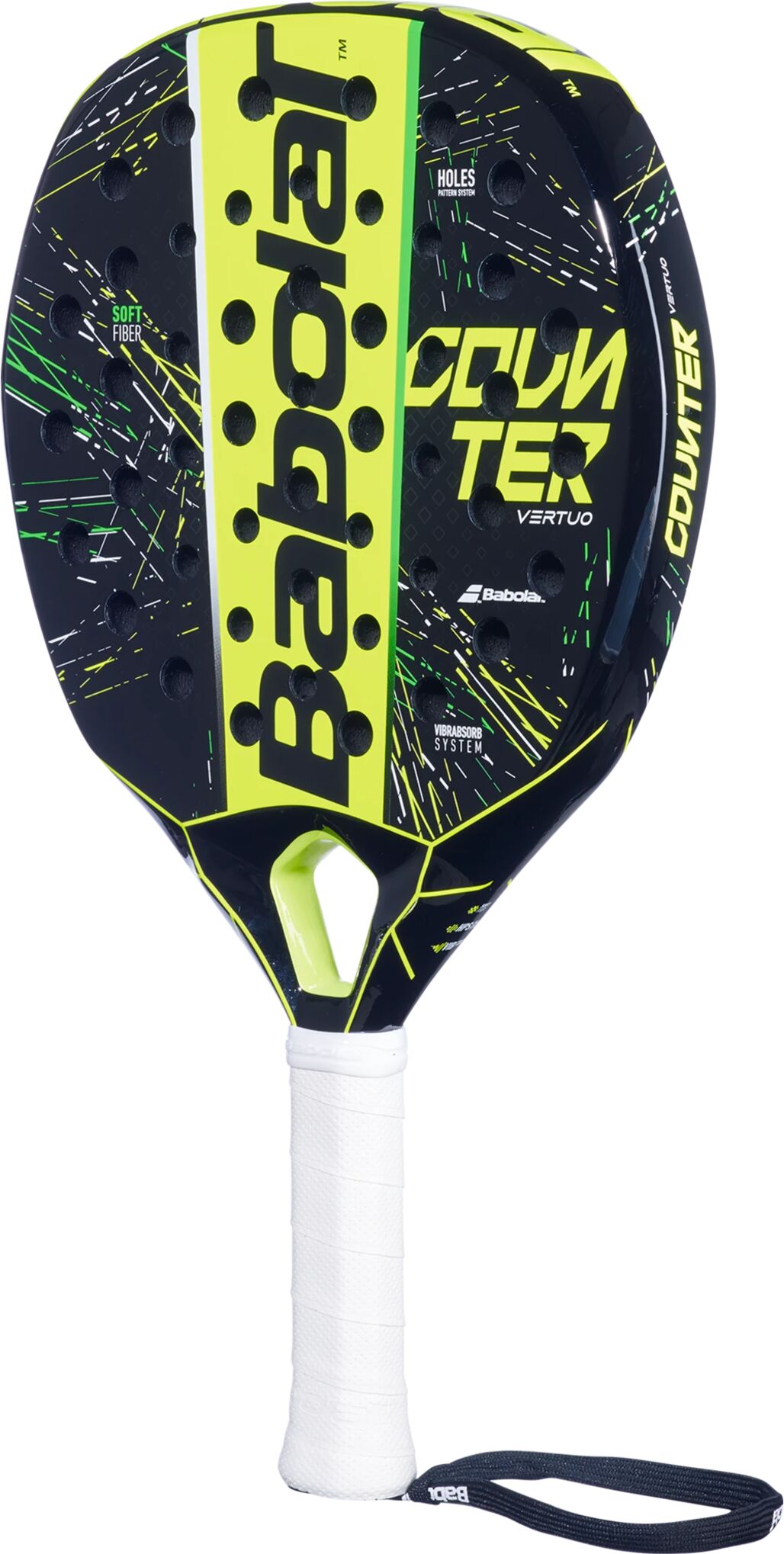 Babolat COUNTER VERTUO 2021, racket One Size Black Yellow Green