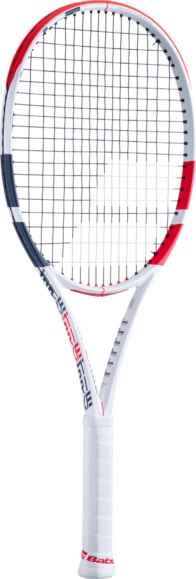 Babolat Pure Strike Lite, tennisracket senior G1 White Red Black