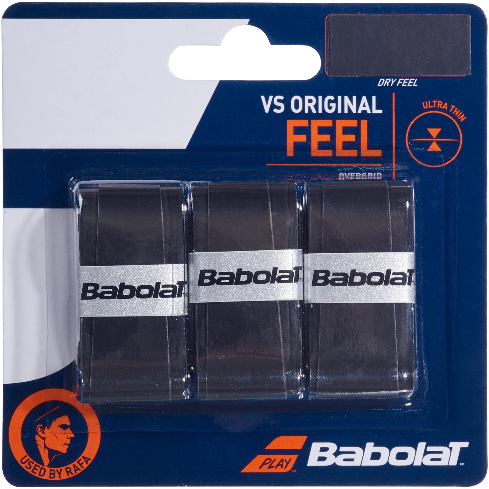 Babolat VS Orginal X 3, overgrep tennis 3-pack Sort
