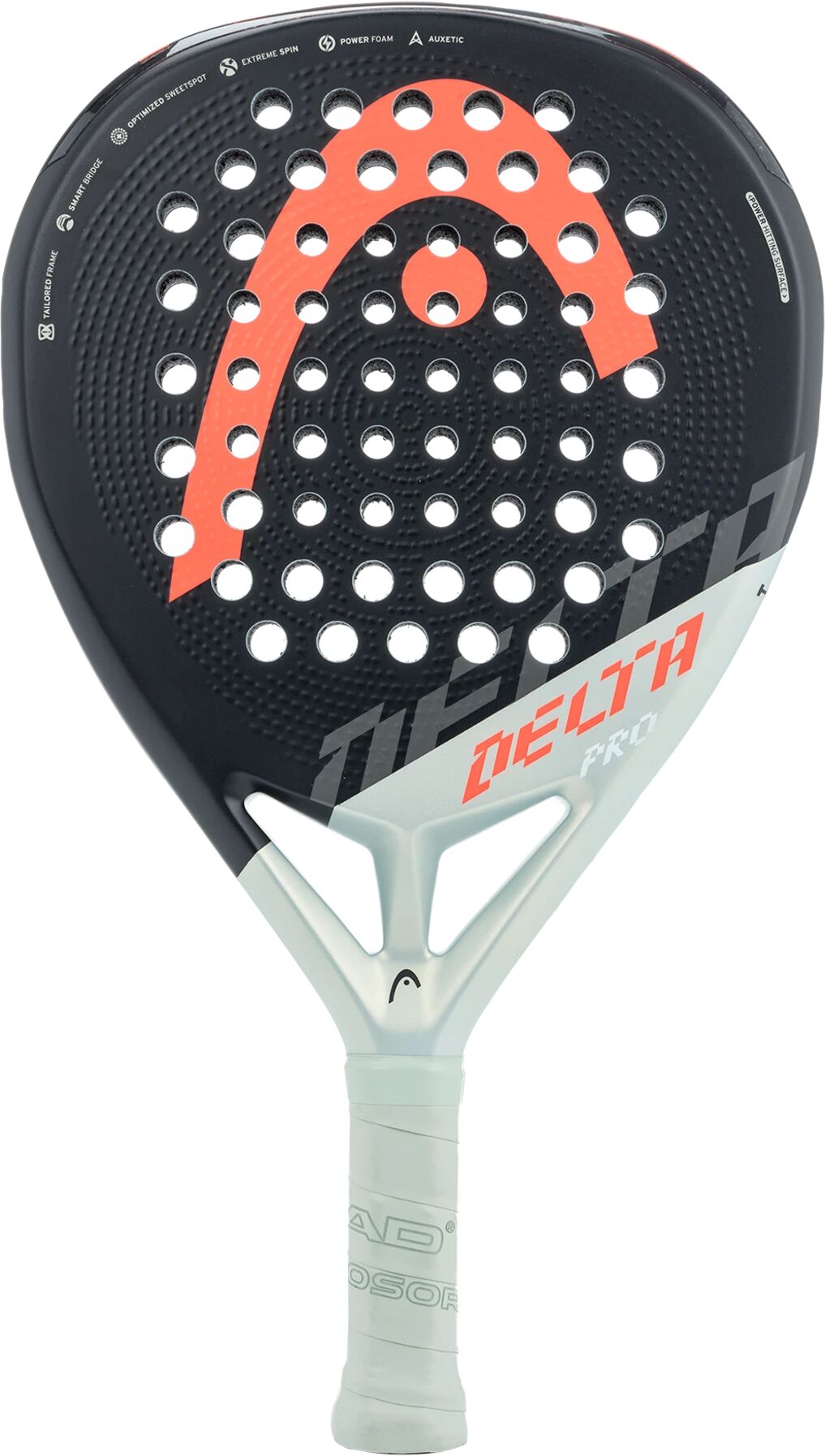 Head Delta Pro 2022, padelracket senior One Size BLACK/GREY