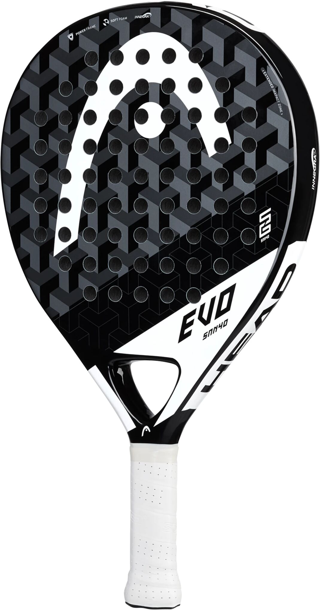 Head Evo Sanyo, padelracket One Size BLACK/WHITE