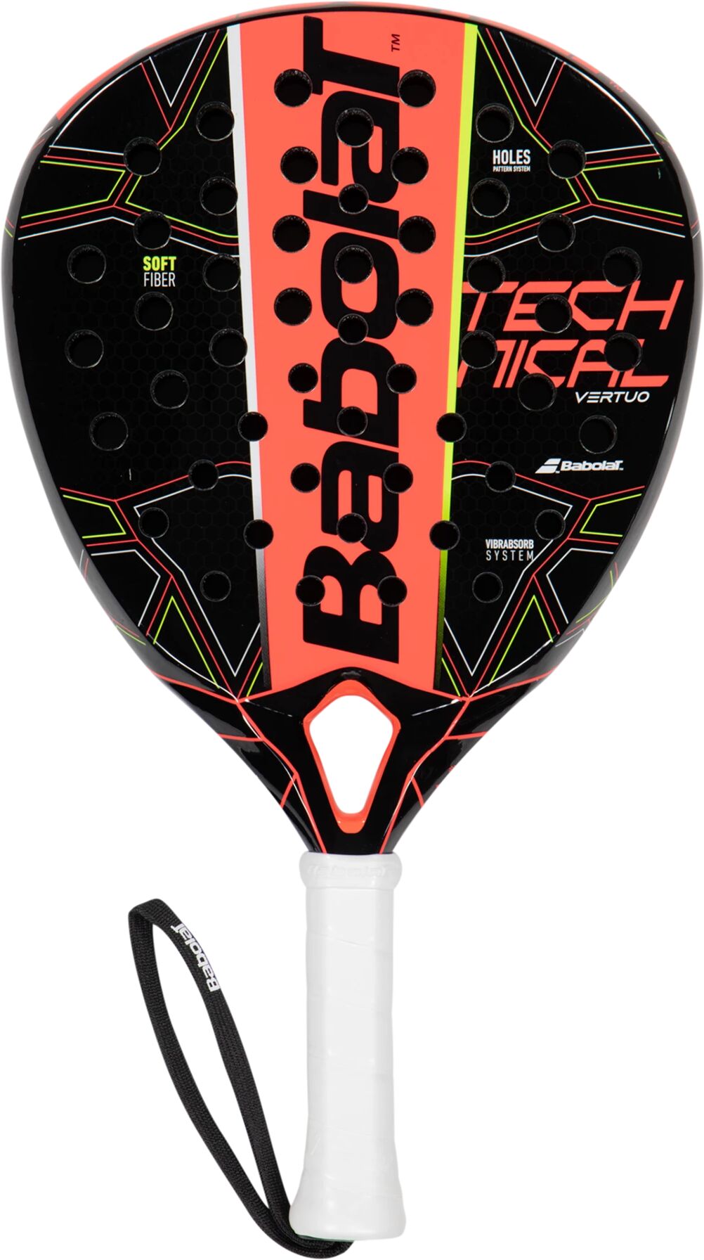 Babolat TECHNICAL VERTUO 2021, padelracket unisex One Size Black Red Yellow