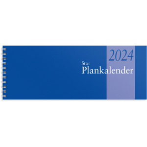 Burde Plankalender Stor Spiralbunden 2024