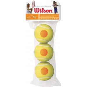 Wilson Starter Orange -Tennisboll, 3 St
