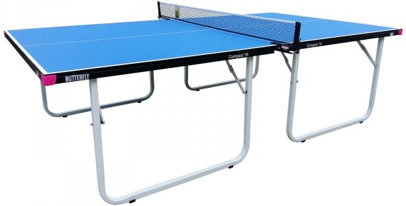 Butterfly Compact 19 Indoor Wheelaway Table Tennis Table Set Blue