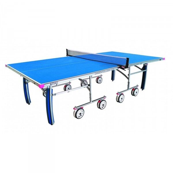 Butterfly Garden Rollaway 5000 Outdoor Table Tennis Table Blue