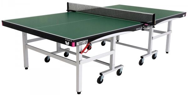 Butterfly Octet 25 Indoor Rollaway Table Tennis Table Green