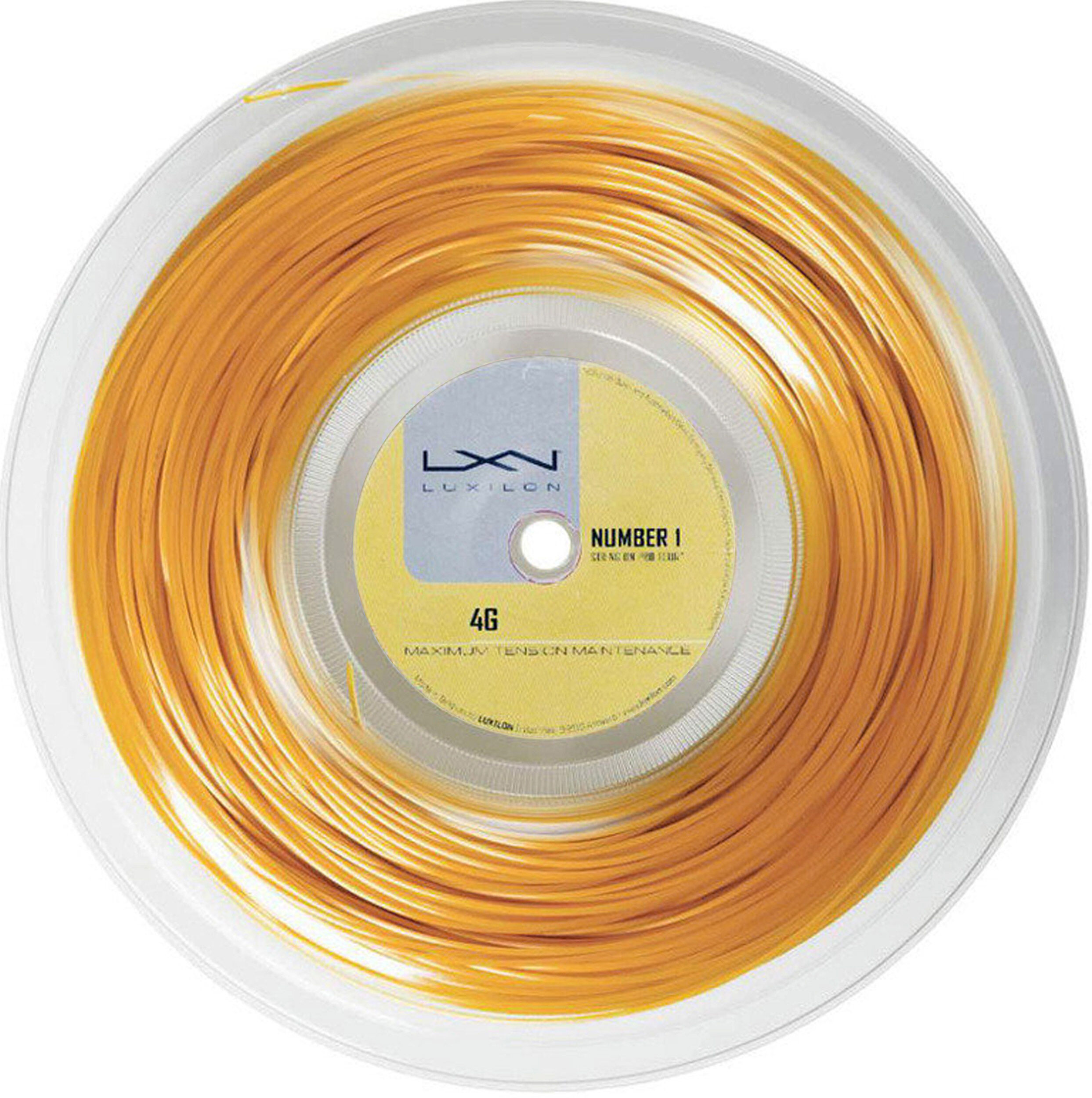 Luxilon 4G 130 Gold Tennis String (Reel)