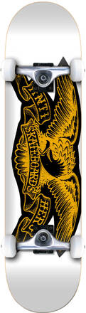 Antihero Skateboard Komplettboard Antihero Team Copier Eagle (Weiß/Schwarz/Bronze)