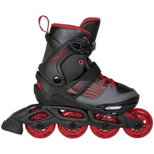 Playlife Inlineskates »Dark Breeze« grau/rot/schwarz  32/34,5