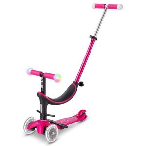 Micro Mobility Scooter »Mini2Grow Deluxe Magic LED« pink/schwarz