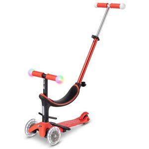 Micro Mobility Scooter »Mini2Grow Deluxe Magic LED« rot/schwarz