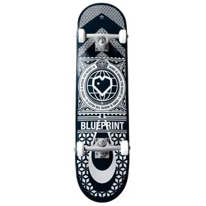 Blueprint Home Heart Skateboard Komplettboard (Navy/White)