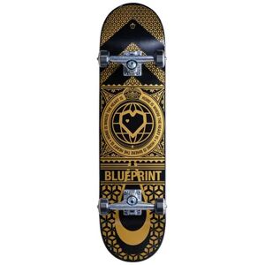Blueprint Home Heart Skateboard Komplettboard (V2 Black)