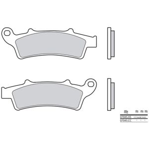 Brembo S.p.A. Bremsbeläge Scooter Sintermetall - 07045XS