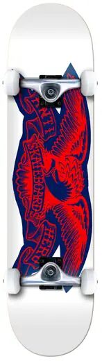 Antihero Skateboard Komplettboard Antihero Team Copier Eagle (Weiß/Blau/Rot)
