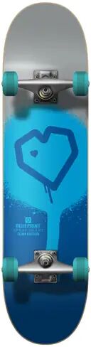 Blueprint Skateboard Komplettboard Blueprint Spray Heart V2 (Silber)