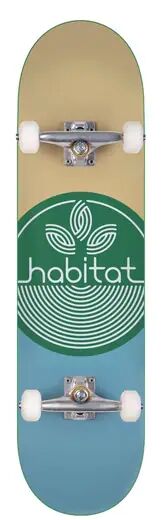 Habitat Skateboards Skateboard Komplettboard Habitat Leaf Dot (Grün)