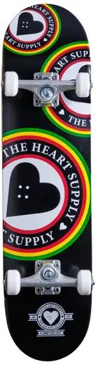 Heart Supply Skateboard Komplettboard Heart Supply Orbit Logo (Schwarz/Weiß/Rot)