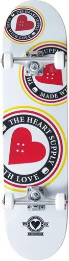 Heart Supply Skateboard Komplettboard Heart Supply Orbit Logo (Weiß/Schwarz/Rot)