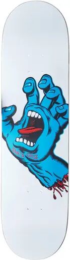 Santa Cruz Skateboards Skateboard Deck Santa Cruz Screaming Hand (Weiß)