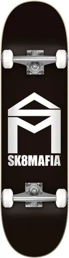 Sk8mafia Skateboard Komplettboard Sk8mafia House Logo (Schwarz)