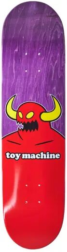 Toy Machine Skateboard Deck Toy Machine Monster (Lila/Rot/Gelb)