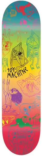 Toy Machine Skateboard Deck Toy Machine Team (Characaters Ii)