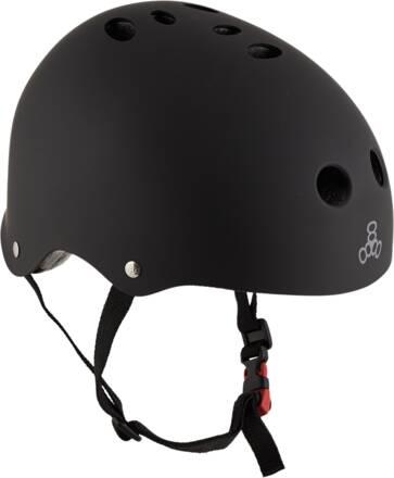 Triple Eight Skate Helm Triple Eight Certified Sweatsaver (Black Rubber)