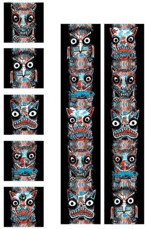 Element SK8 GRIP ELEMENT FOS TOTEM - černá - univerzální