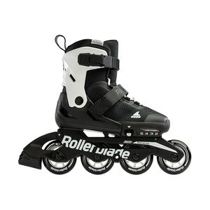 Rollerblade Inline Skates Microblade (Rollen: 72mm/80A, Kugellager: SG3) schwarz/weiss Kinder