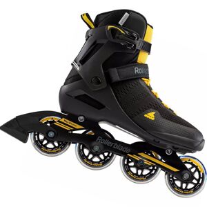 Rollerblade Spark 80 Black/Saffron Yellow - schwarz