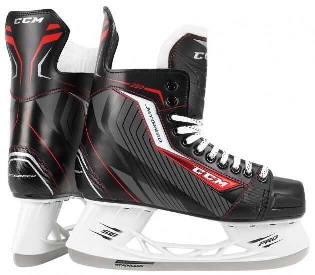 CCM Hockey   Skates Jetspeed 250 unisex schwarz Größe 44