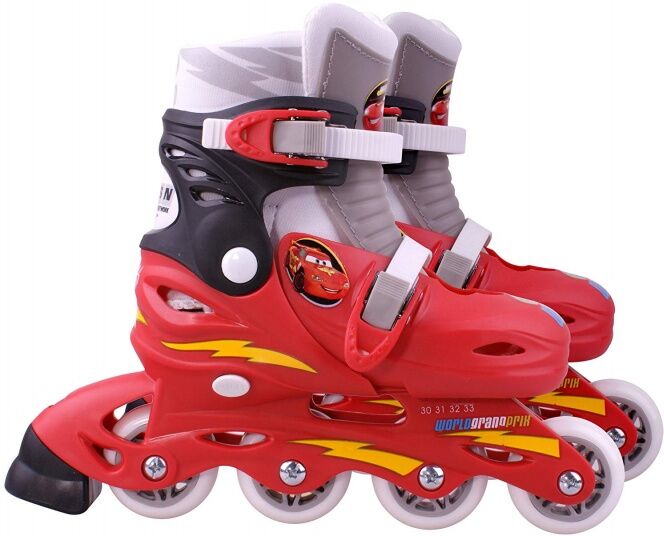 Disney Inline Skates Cars Jungen rot Größe 30/33