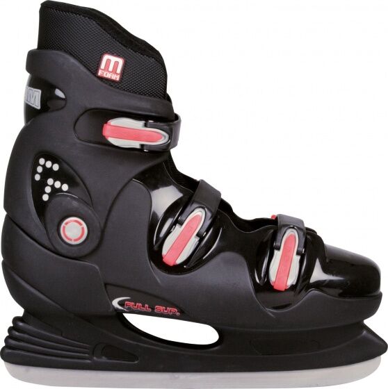 Nijdam eishockey Schlittschuhe Polyester schwarz/rot Größe 37