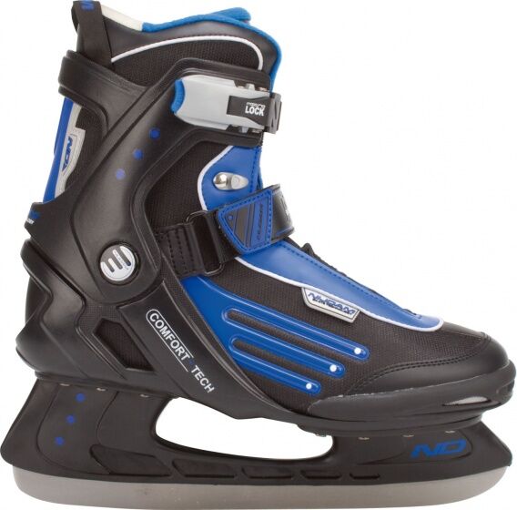 Nijdam Eishockey Skating Semi Softboot Schwarz/Blau GRÖßE 38