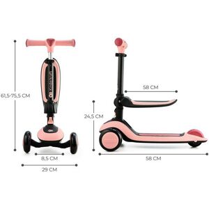 KinderKraft Scooter - Halley - Rose Pink