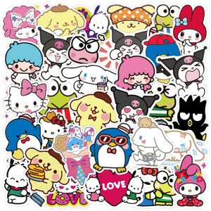 50 Sanrio Kulomi Graffiti Stickers Laptop Skateboard