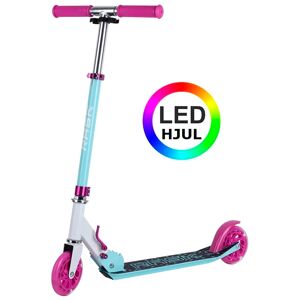 Legbilligt.dk Mint Rask 120mm Løbehjul Med Led Lys Løbehjul