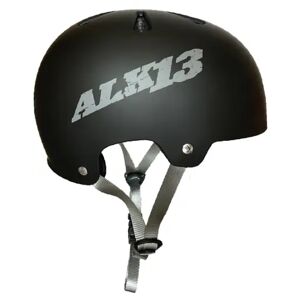 Alk13 Krypton Skaterhjelm (Black/Grey)