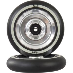 North Scooters North Fullcore G2 Hjul Til Løbehjul 2-Pak (115mm - Black/Silver Pu)