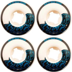 OJ's Elite EZ Edge 101A Skateboard Hjul 4-Pak (52mm - Hvid/Sort/Blå)